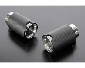 AimGain Pure VIP Exe Type 1 Carbon Shot Muffler S/S + Carbon Tips Lexus LX570 Kouki 2015-2021