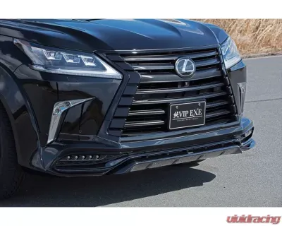 AimGain Pure VIP Exe F Front Spoiler W/ Led + Rear Half Spoiler FRP Lexus LX570 Kouki 2015-2021 - AIM-PVIPEXE-LX570-K-FK2P-FRP