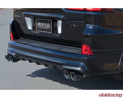 AimGain Pure VIP Exe F Front Spoiler W/ Led + Rear Half Spoiler FRP Lexus LX570 Kouki 2015-2021 - AIM-PVIPEXE-LX570-K-FK2P-FRP