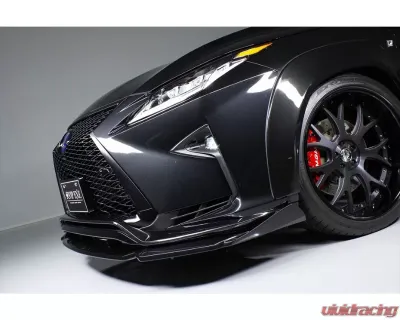 AimGain Pure VIP Exe Front Under Spoiler FRP Lexus RX450h | 200t F-Sport Zenki 2016-2019 - AIM-PVIPEXE-RX450HFS-Z-FUS-FRP