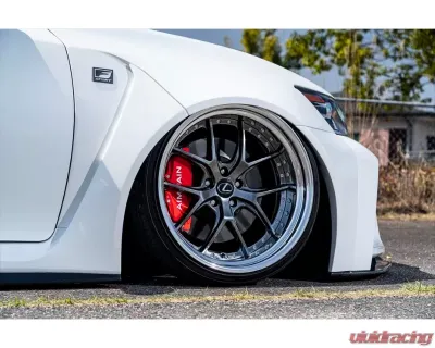 AimGain Pure VIP GT Front Wide Fenders L+R FRP Lexus GS450h | 350 | 250 | 300h Zenki 2011-2015 - AIM-PVIPGT-10GS-Z-FWF-FRP