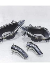 AimGain Pure VIP Muffler Finisher + Muffler Cutter Set S/S Lexus GS450h | 350 | 250 | 300h Zenki 2011-2015                                     - AIM-PVIPGT-10GS-Z-MF+MC-SS - Image 4