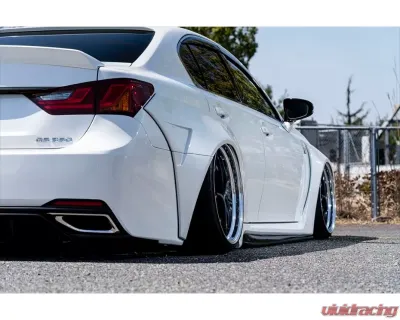 AimGain Pure VIP GT Rear Wide Fenders L+R FRP Lexus GS450h | 350 | 250 | 300h Zenki 2011-2015 - AIM-PVIPGT-10GS-Z-RWF-FRP