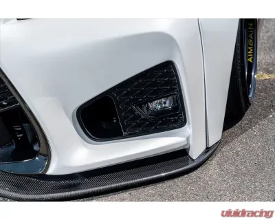 AimGain Pure VIP GT Wide Body Front Bumper + Under Lip Carbon Lexus GS450h | 350 | 250 | 300h Zenki 2011-2015 - AIM-PVIPGT-10GS-Z-WBFB-CF