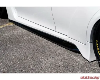 AimGain Pure VIP GT Wide Body Side Skirts L+R FRP Lexus GS450h | 350 | 250 | 300h Zenki 2011-2015 - AIM-PVIPGT-10GS-Z-WBSS-FRP