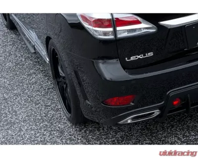 AimGain Pure VIP GT Muffler Finisher L+R S/S Lexus RX450h | RX350 | RX270 Kouki 2012-2015 - AIM-PVIPGT-10RX-K-MF-SS