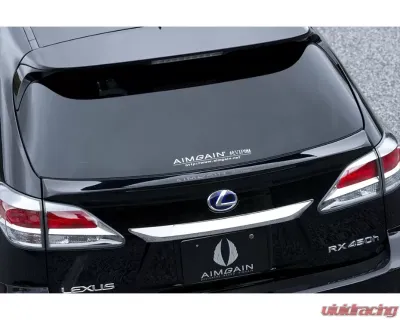 AimGain Pure VIP GT Rear Gate Spoiler FRP Lexus RX450h | RX350 | RX270 Kouki 2012-2015 - AIM-PVIPGT-10RX-K-RGS-FRP