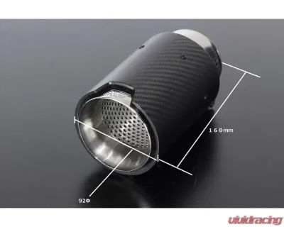 AimGain Pure VIP GT Carbon Shot Muffler Cutter L+R Carbon Lexus GS350 | 430 Kouki 2007-2011 - AIM-PVIPGT-19GS-K-CSMC-SS