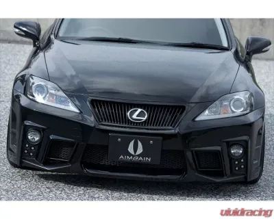 AimGain Pure VIP GT Front Bumper FRP Lexus IS250 | 350 Zenki | Kouki 2005-2013 - AIM-PVIPGT-20IS-ZK-FB-FRP