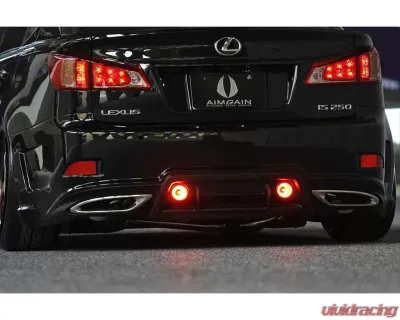 AimGain Pure VIP GT Rear Bumper FRP Lexus IS250 | 350 Zenki | Kouki 2005-2013 - AIM-PVIPGT-20IS-ZK-RB-FRP