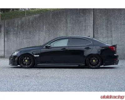 AimGain Pure VIP GT Side Skirts L+R FRP Lexus IS250 | 350 Zenki | Kouki 2005-2013 - AIM-PVIPGT-20IS-ZK-SS-FRP