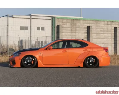 AimGain Pure VIP GT Side Skirts L+R FRP Lexus IS-F 2007-2014 - AIM-PVIPGT-ISF-SS-FRP