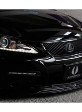 AimGain Pure VIP Sport Front Bumper FRP Lexus IS250 | 350 Convertible Zenki | Kouki 2009-2015                                     - AIM-PVIPS-20ISC-ZK-FB-FRP - Image 3