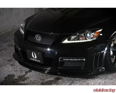 AimGain Pure VIP Sport Front Bumper FRP Lexus IS250 | 350 Convertible Zenki | Kouki 2009-2015 - AIM-PVIPS-20ISC-ZK-FB-FRP