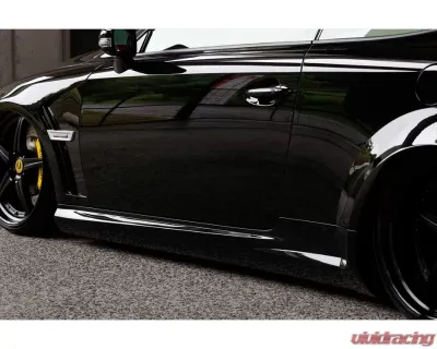 AimGain Pure VIP Sport Side Skirts L+R FRP Lexus IS250 | 350 Convertible Zenki | Kouki 2009-2015 - AIM-PVIPS-20ISC-ZK-SS-FRP