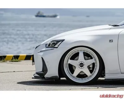 AimGain Pure VIP Sport Front Under Spoiler FRP | Carbon Lexus IS350 | 300h | 200t F-Sport | Version L Chuuki 2016-2020 - AIM-PVIPS-30IS-CH-FUS-CF