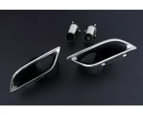 AimGain Pure VIP Sport Muffler Finisher Type 1 S/S Lexus IS350 | 300h | 200t F-Sport | Version L Chuuki 2016-2020