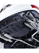 AimGain Pure VIP Sport Carbon Loop Muffler Type 2 S/S Lexus IS350 | 300h | 250 F-Sport Zenki 2013-2016                                     - AIM-PVIPS-30IS-Z-CLMT2-SS - Image 2