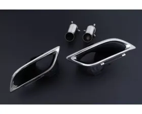 AimGain Pure VIP Sport Muffler Finisher Type 1 S/S Lexus IS350 | 300h | 250 F-Sport Zenki 2013-2016