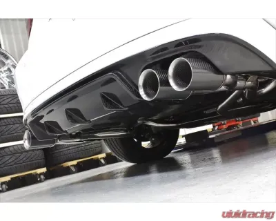 AimGain Pure VIP Sport Rear Diffuser Type 2 FRP | Carbon Lexus IS350 | 300h | 250 F-Sport Zenki 2013-2016 - AIM-PVIPS-30IS-Z-RUST2-CF
