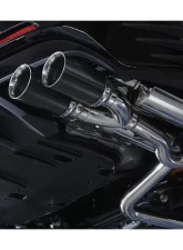 AimGain Pure VIP Sport Carbon Shot Loop Muffler S/S + Carbon Tips Lexus RC350 | 300h F-Sport Zenki 2015-2018                                     - AIM-PVIPS-RC-Z-CSLM-SS - Image 2