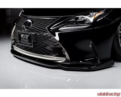 AimGain Pure VIP Sport Type 2 Front Under Spoiler FRP Lexus RC350 | 300h F-Sport Zenki 2015-2018 - AIM-PVIPST2-RC-Z-FUS-FRP