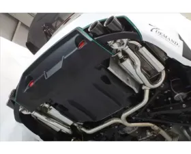 AimGain Pure VIP Sport Tuning Style Carbon Shot Loop Muffler S/S + Carbon Tips Lexus IS250 | 350 Convertible Zenki | Kouki 2009-2015