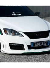 AimGain Pure VIP Sport Tuning Style Front Bumper FRP Lexus IS250 | 350 Convertible Zenki | Kouki 2009-2015                                     - AIM-PVIPSTS-20ISC-ZK-FB-FRP - Image 2
