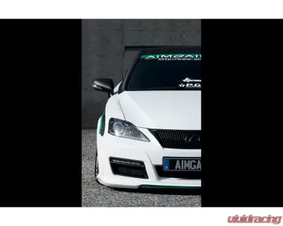 AimGain Pure VIP Sport Tuning Style Front Ducted Fenders L+R FRP Lexus IS250 | 350 Convertible Zenki | Kouki 2009-2015 - AIM-PVIPSTS-20ISC-ZK-FF-FRP