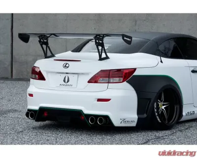 AimGain Pure VIP Sport Tuning Style Rear Bumper FRP Lexus IS250 | 350 Convertible Zenki | Kouki 2009-2015 - AIM-PVIPSTS-20ISC-ZK-RB-FRP