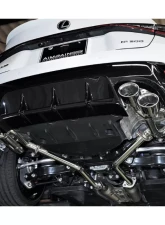 AimGain Sport Curl Oval Loop Muffler For Type F S/S Lexus IS300F-Sport Kouki 2020+                                     - AIM-SP-30IS-K-COLMTF-SS - Image 2