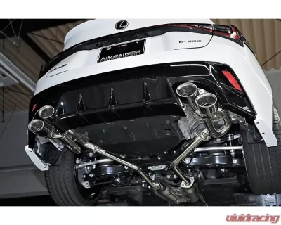 AimGain Sport Curl Oval Loop Muffler For Type F S/S Lexus IS300F-Sport Kouki 2020+ - AIM-SP-30IS-K-COLMTF-SS