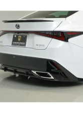 AimGain Sport Rear Diffuser Type F Carbon Lexus IS300F-Sport Kouki 2020+                                     - AIM-SP-30IS-K-RDTF-CF - Image 3