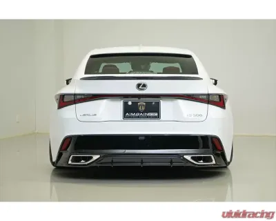 AimGain Sport Rear Diffuser Type F Carbon Lexus IS300F-Sport Kouki 2020+ - AIM-SP-30IS-K-RDTF-CF