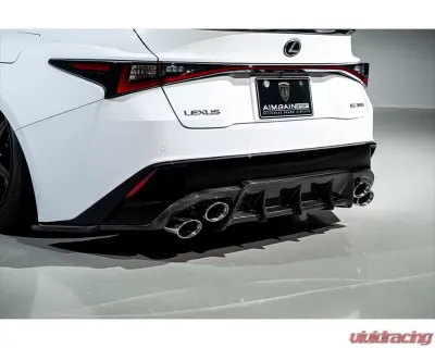AimGain Sport Rear Diffuser Type L FRP Lexus IS300F-Sport Kouki 2020+ - AIM-SP-30IS-K-RDTL-FRP