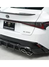 AimGain Sport Rear Diffuser Type S Carbon Lexus IS300F-Sport Kouki 2020+                                     - AIM-SP-30IS-K-RDTS-CF - Image 2