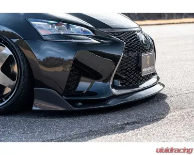 AimGain Sports Front Under Spoiler Carbon Lexus GS-F 2016+ - AIM-SP-GSF-FUS-CF