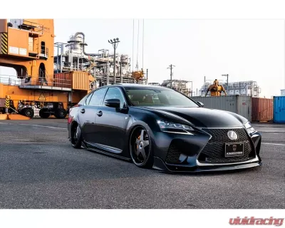AimGain Sports Front Under Spoiler Carbon Lexus GS-F 2016+ - AIM-SP-GSF-FUS-CF