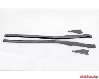 AimGain Sport Side Under Spoilers W/ Fins L+R FRP Lexus LC500 2017+ - AIM-SP-LC500-SUS-FRP