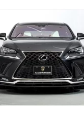 AimGain Sport Front Under Spoiler FRP Lexus NX300F-Sport Kouki 2018-2021                                     - AIM-SP-NX300FS-K-FUS-FRP - Image 3