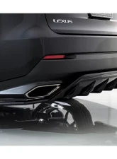 AimGain Sport Rear Under Spoiler FRP Lexus NX300F-Sport Kouki 2018-2021                                     - AIM-SP-NX300FS-K-RUS-FRP - Image 2