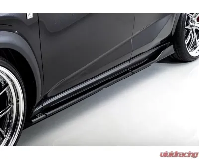 AimGain Sport Side Under Spoilers L+R FRP Lexus NX300F-Sport Kouki 2018-2021 - AIM-SP-NX300FS-K-SUS-FRP
