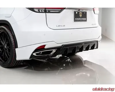 AimGain Sport Rear Half Spoiler FRP Lexus RX300 F-Sport Kouki 2020-2022 - AIM-SP-RX300FS-K-RHS-FRP