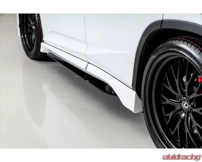 AimGain Sport Side Skirts L+R FRP Lexus RX300 F-Sport Kouki 2020-2022 - AIM-SP-RX300FS-K-SS-FRP