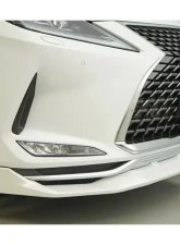 AimGain Sport Front Half Spoiler FRP Lexus RX300 Version-L Kouki 2020-2022                                     - AIM-SP-RX300VL-K-FHS-FRP - Image 2