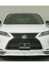 AimGain Sport Front Half Spoiler FRP Lexus RX300 Version-L Kouki 2020-2022                                     - AIM-SP-RX300VL-K-FHS-FRP - Image 3