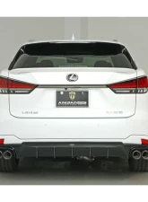AimGain Sport Rear Gate Spoiler FRP Lexus RX300 Version-L Kouki 2020-2022                                     - AIM-SP-RX300VL-K-RGS-FRP - Image 2