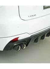 AimGain Sport Rear Half Spoiler Type 1 FRP Lexus RX300 Version-L Kouki 2020-2022                                     - AIM-SP-RX300VL-K-RHST1-FRP - Image 2