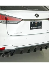AimGain Sport Rear Half Spoiler Type 1 FRP Lexus RX300 Version-L Kouki 2020-2022                                     - AIM-SP-RX300VL-K-RHST1-FRP - Image 2