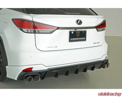 AimGain Sport Rear Half Spoiler Type 1 FRP Lexus RX300 Version-L Kouki 2020-2022 - AIM-SP-RX300VL-K-RHST1-FRP